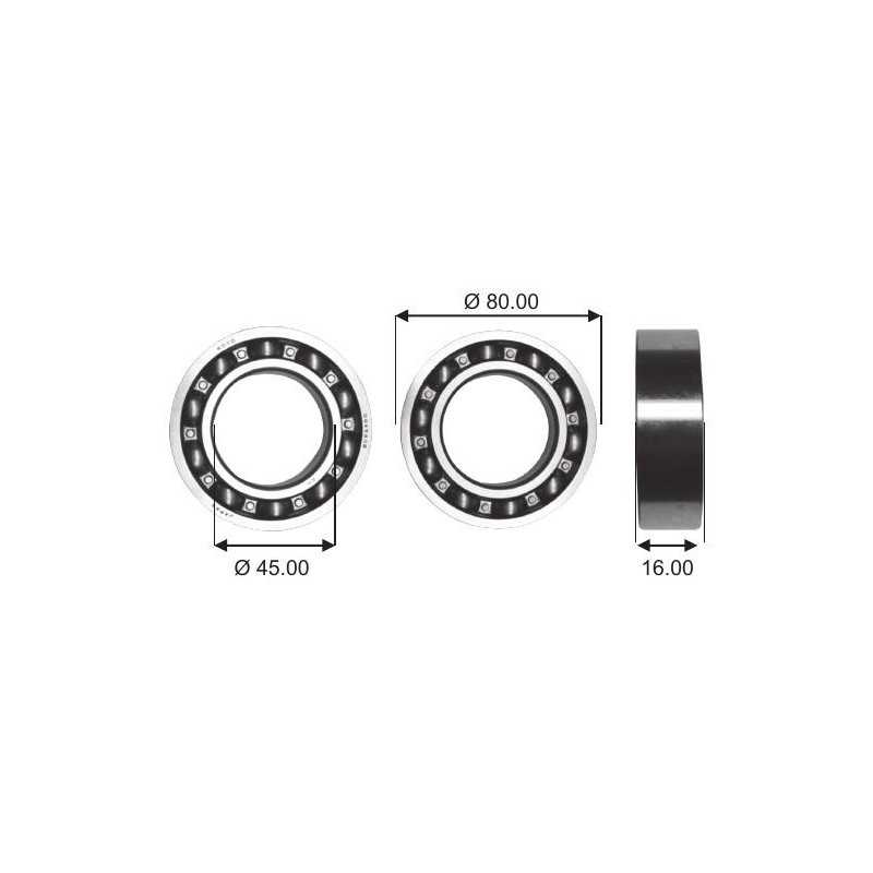 DG 4580B SH2 C3 KOYO 40x80x16  KOYO