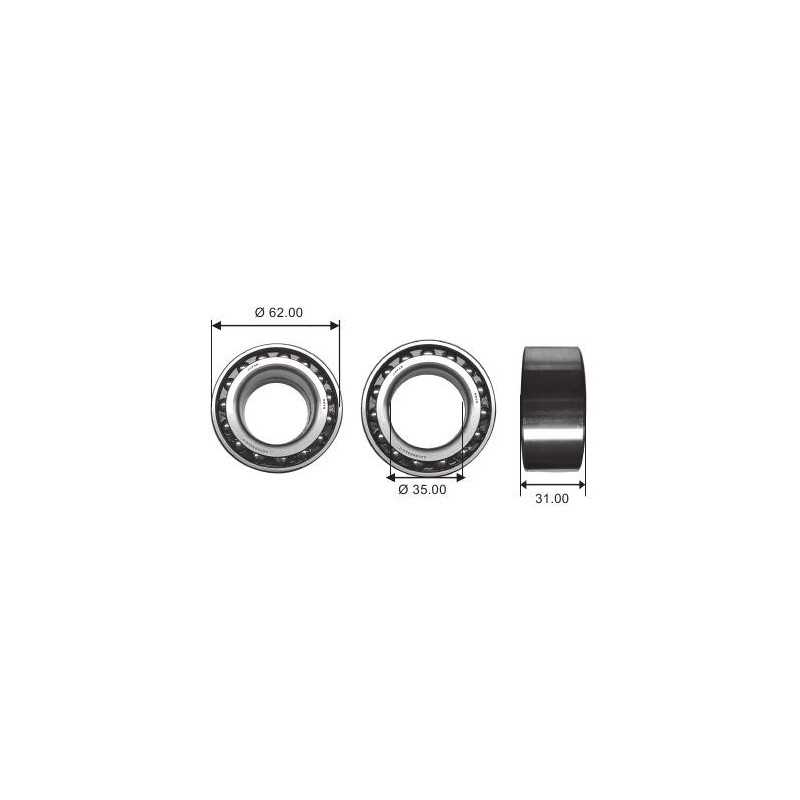 DAC 3562 AW-1CS35 KOYO 35x62x31 KOYO DAC 3562 AW-1CS35 KOYO 35x62x31 KOYO